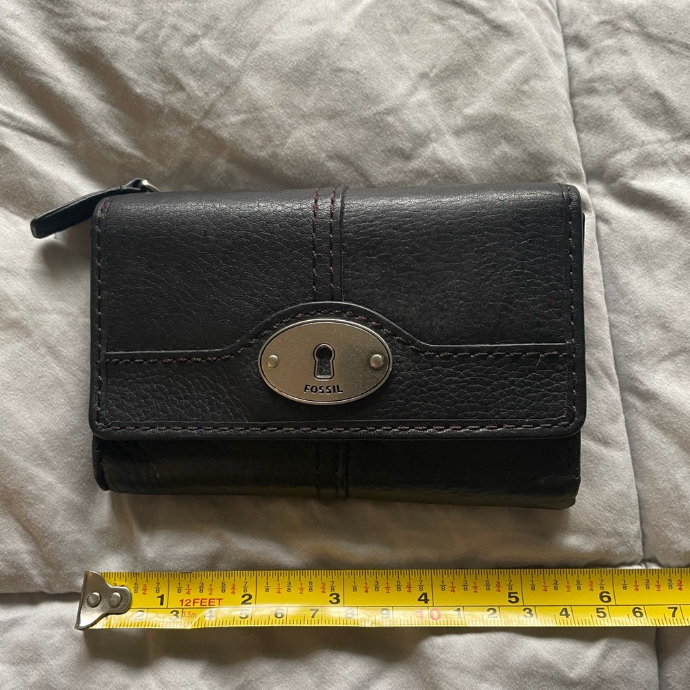 Black Fossil Wallet